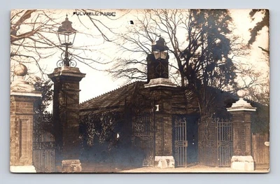 RPPC Fulwell Park Gate House King Manuel Portugal Demo'd 1934 London Postcard - Image 1 of 4