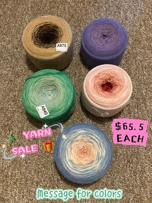 VENTA DE HILO Hilo de Invierno Mezcla de Lana Orlon Giros Ombré Cake Hilo Tejido Crochet Foto 1 de 4