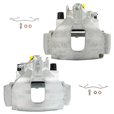 Pair Brake Calipers For 1999-2006 Volvo S80 2001-2007 Volvo V70 w/ Bracket Front Foto 1 de 4