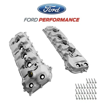 2020-2023 Shelby GT500 Predator 5.2L Ford OEM M-6067-M52S Aluminum Cam Covers - Image 1 of 4