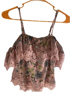 Junior Damen Größe M No Boundaries Schulterfreies Oberteil Shirt Kleidung - Bild 1 von 4