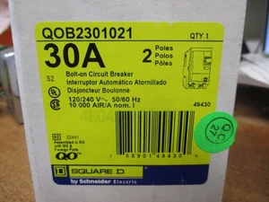 Square D QOB230-1021 30A 2P Nebenschlussauslöseschalter - Bild 1 von 1