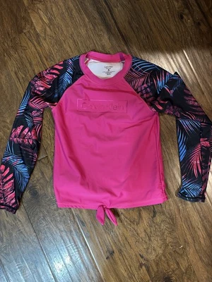 Girl's swimsuits size 8, 8- 10 Lot of 2 pieces Bathing Suits rash guard tankini - Image 1 of 4