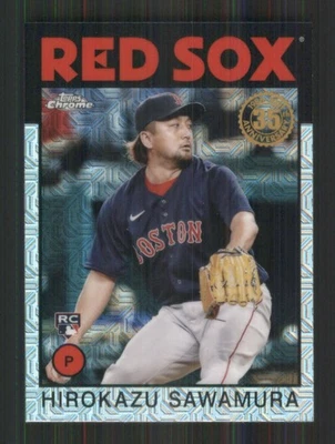 2021 Topps Update '86 Topps Silver Pack #86C-46 Hirokazu Sawamura 41985 - Image 1 of 2