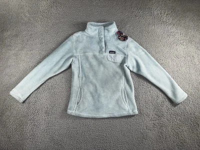Patagonia Synchilla Snap-T Fleece Pullover Girls Medium 10 Flaws - Image 1 of 4