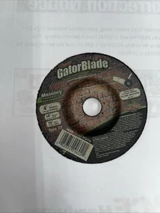 Rueda de corte de mampostería de hormigón Gator Blade 9602 4 x 1/8 x 5/8 tipo 27 - Imagen 1 de 1
