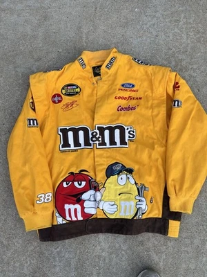 Chaqueta Nascar Chase Authentics Drivers Line m&m’s Racing 2005 De colección Y2K XL Foto 1 de 2