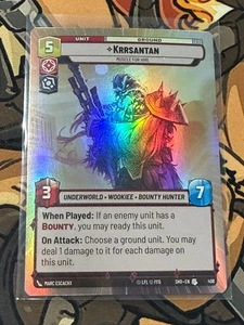 Star Wars Unlimited Krrsantan (408/590) Ombre della Galassia FOIL - Foto 1 di 2