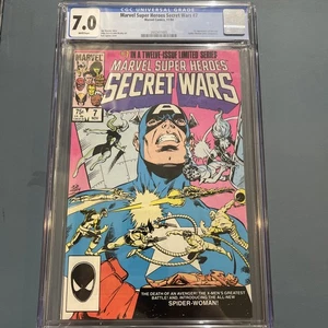 Marvel Super Heroes Secret Wars 7 - Custom Secret Wars Label - CGC Graded 7.0 - Bild 1 von 8