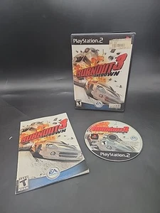 Burnout 3: Takedown (PlayStation 2, 2004) CIB complete w manual Clean Disc Testd - Picture 1 of 6