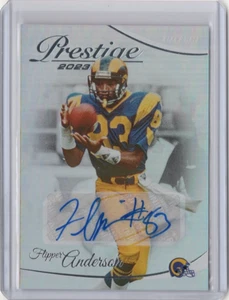 WILLIE FLIPPER ANDERSON NFL Rams 2023 Panini Prestige Xtra Points Auto #173 Card - Picture 1 of 2