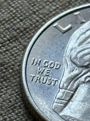 2023-D Maria Tallchief Quarter – Rare “In Cod We Trust” Mint Error – AWQ - Image 1 of 4