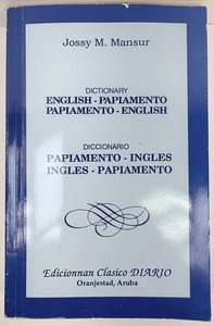 Dictionary English-Papiamento Papiamento-English by Jose M. Mansur Paperback - Picture 1 of 8