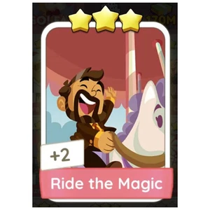 1 x Ride the Magic sticker (⭐⭐⭐) set 9 - Mono_poly_ Go sticker (Fast sending) - Picture 1 of 1