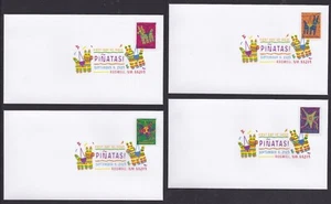 US 5812-5815 Piñatas Pinatas (set of 4) DCP FDC 2023 - Picture 1 of 6