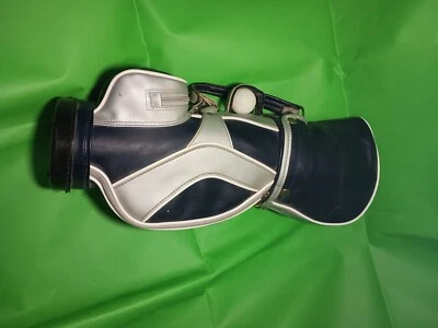 Chef deportivo, mini bolsa de golf, 20 pulgadas, gris/azul marino, vintage, bolsa de carrito Foto 1 de 4