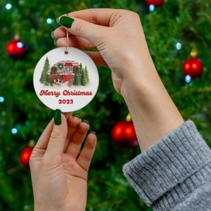 Camper Trailer Christmas Ornament RV - Picture 1 of 4