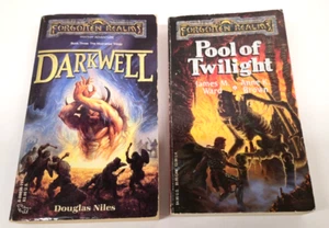 Forgotten Realms Pool of Twilight & Darkwell - 2 book lot - Picture 1 of 5