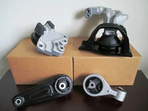 FOR: 2008-2013 NISSAN ROGUE 2.5L, 2WD -- SET OF 4 ENGINE & TRANSMISSION MOUNTS. - Picture 1 of 12