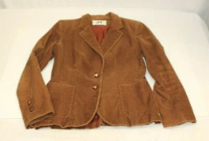 Chaqueta Blazer De Colección JH Coleccionables Para Mujer Talla 6/7 Marrón Pana - Imagen 1 de 3