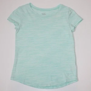 Justice Girl's Sea Foam Color Short Sleeve T-Shirt Top size 10 - Picture 1 of 2