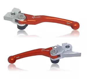 COPPIA LEVE ANTIROTTURA KTM ARANCIONI exc sx xcf xcw 03-08 - Foto 1 di 1