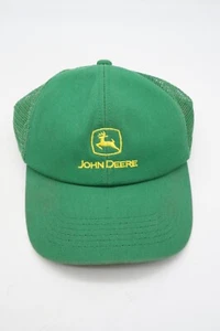 Vintage K-Products John Deere Snapback Hat Baseball Cap Green Youth Kids OSFA - Picture 1 of 6