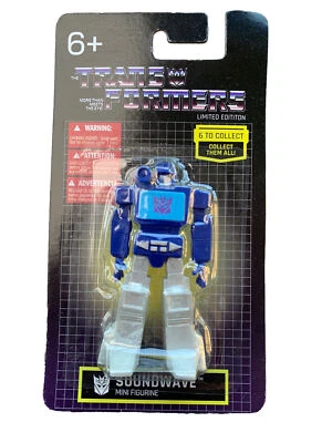 Mini Figürchen Transformers Soundwave Ausgabe Begrenzte 6,5 CM Hasbro Sammler - Bild 1 von 2