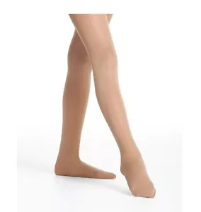 Baryshnikov 3409 Girl's Size B (7-8) Light Toast Footed Tights - Picture 1 of 1