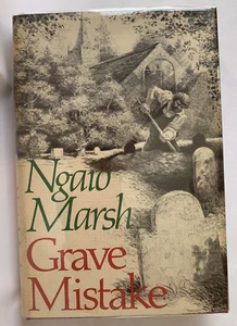 Ngaio Marsh, Grave Mistake, 1978 1st American Edition, Detective Mystery Book - Picture 1 of 12