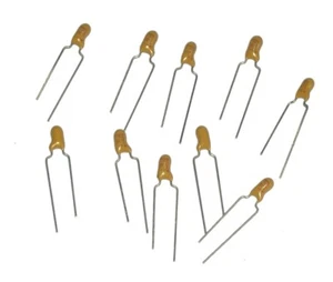 10μF 10V (X 10 Stück) AVX TAP106K016CCS 20% Tantal Kondensatoren Kondensatoren - Bild 1 von 1