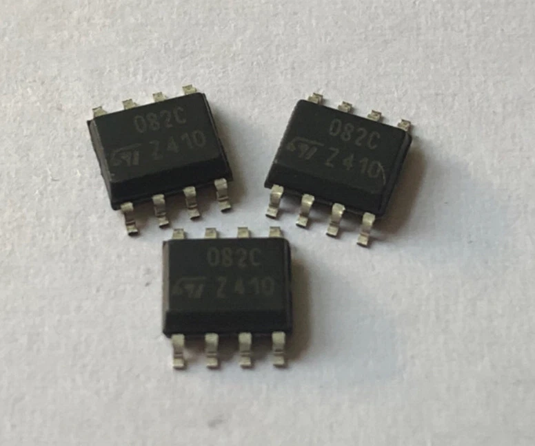 3pcs TL082CD Operational Amplifier Dual 3MHz  J-FET  2 Circuit 8-SO  STM - Image 1 of 1