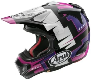 Arai VX-Pro4 Battle Purple V-CROSS4 Offload Helmet Size XL 61-62cm Brand New - Picture 1 of 7