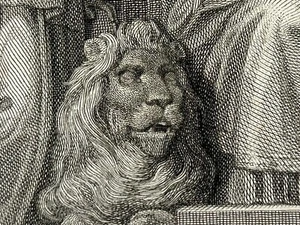 Rare British Print “Britannia enthroned” 1805 Engraving by James Neagle - Picture 1 of 18