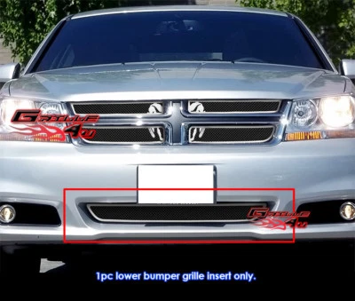 Подходит для Dodge Avenger 2011-2014 годов выпуска нижний бампер нержавеющая сталь без вставки сетчатой решетки - Изображение 1 из 2