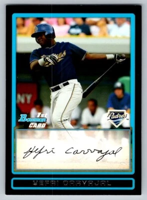 2009 Bowman Baseball Yefri Carvajal San Diego Padres BP51 - Image 1 of 2