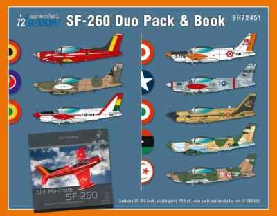 SPECIAL HOBBY 1:72 2 KIT AEREO SIAI MARCHETTI SF-260 DUO PACK & BOOK   SH72451 - Immagine 1 di 2