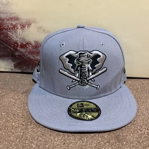 Oakland Athletics A’s New Era 50th Anniversary MLB Stomper Cap Size 7 3/8 STAIN - Picture 1 of 6