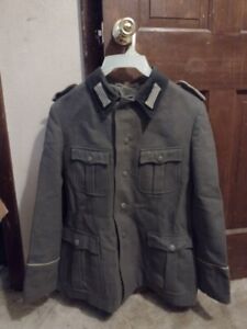 Authentic Wool West German Tunic and Trousers, with Ww2 Buttons and Insignia