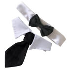  2 Pcs Polyester Pet Bow Tie Adjustable Dog Necktie Accessory