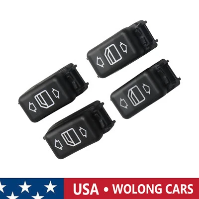 4Pcs Console Power Window Switch Fit for Mercedes-Benz 560SEC 560SEL 300TD - Image 1 of 4