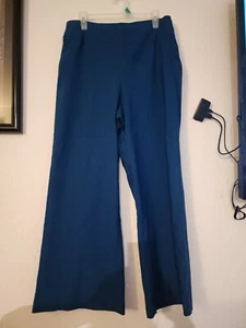 Ny&C High-Waisted Pull-On Turquoise Flare Pant. NWT - Picture 1 of 2