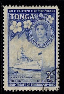 TONGA GVI SG98, 3d amarillo y azul brillante, BIEN USADO. - Imagen 1 de 1