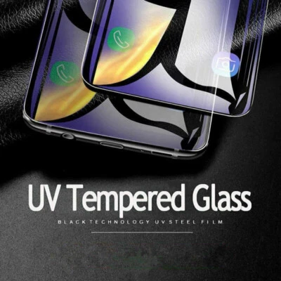 For OnePlus 11 10Pro 9Pro 8 UV Liquid Full Cover Tempered Glass Screen Protector - Image 1 of 4