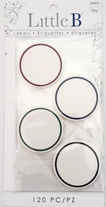 Etiquetas Little B CÍRCULOS COLORIDOS 4 pk - COLORES SURTIDOS - Imagen 1 de 2