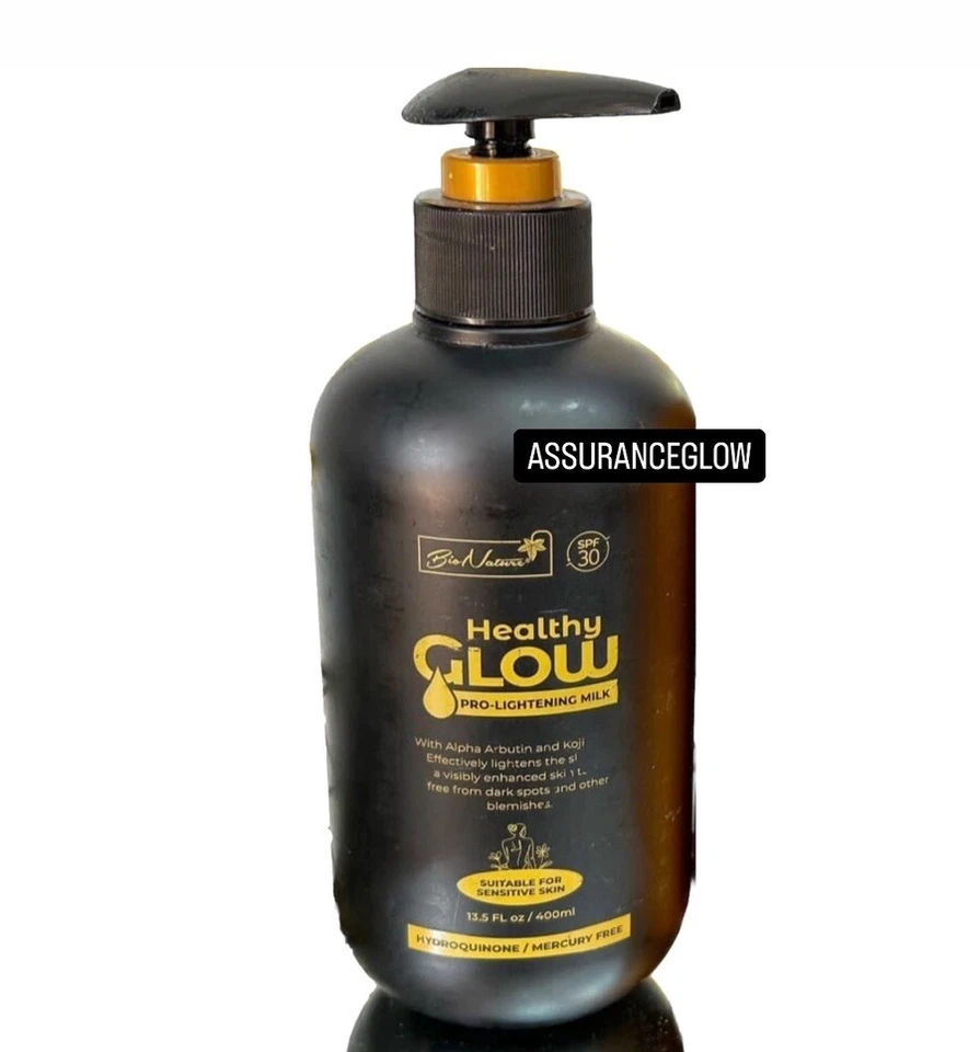 Healthy Glow Milk Kojisäure & Arbutin Vitamin Lotion Bio Nature 400ml - Bild 1 von 1