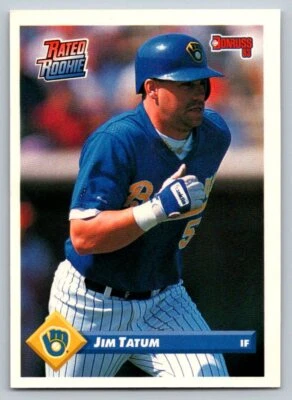 1993 Donruss #341 Jim Tatum - Image 1 of 2