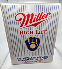 Miller High Life 1991 MKE Brewers Commemorative Cards LIMITED EDITION (Full Set)