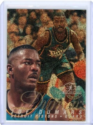 1996-97 Flair Showcase JOE DUMARS Row 0 Seat 65 - Image 1 of 2