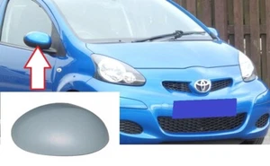 RIGHT SIDE MIRROR CAP COVER FITS FOR TOYOTA AYGO 2005-2014 - Picture 1 of 6